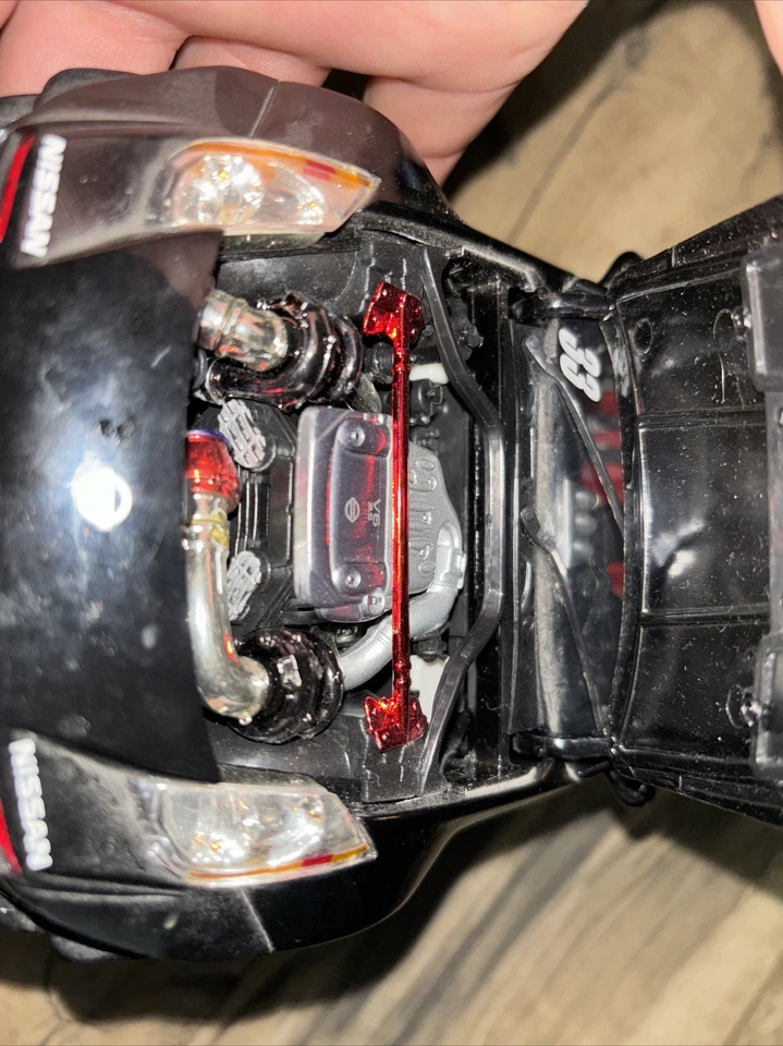 Muscle Machines Import Tuner 1:18 2003 Nissan 350Z NISMO G-max Black RARE - Image 3 of 4