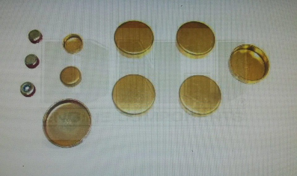 Brand New Brass Freeze Plugs Kit Jeep 4.0L 1987-2006 - Image 3 of 3