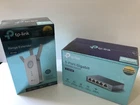 tp-link ac1750 wi-fi range extender re450 and tp-link 5 port gigabit switch