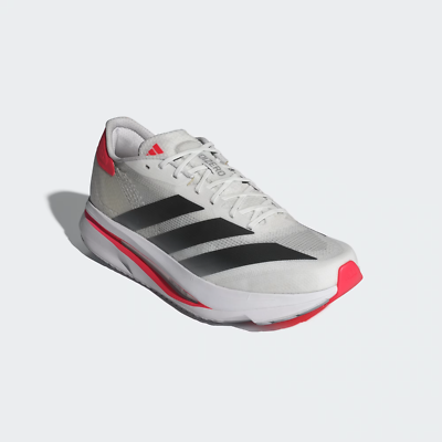 Adidas Adizero SL 2 Shoes in Cloud White / Core Black / Lucid Red