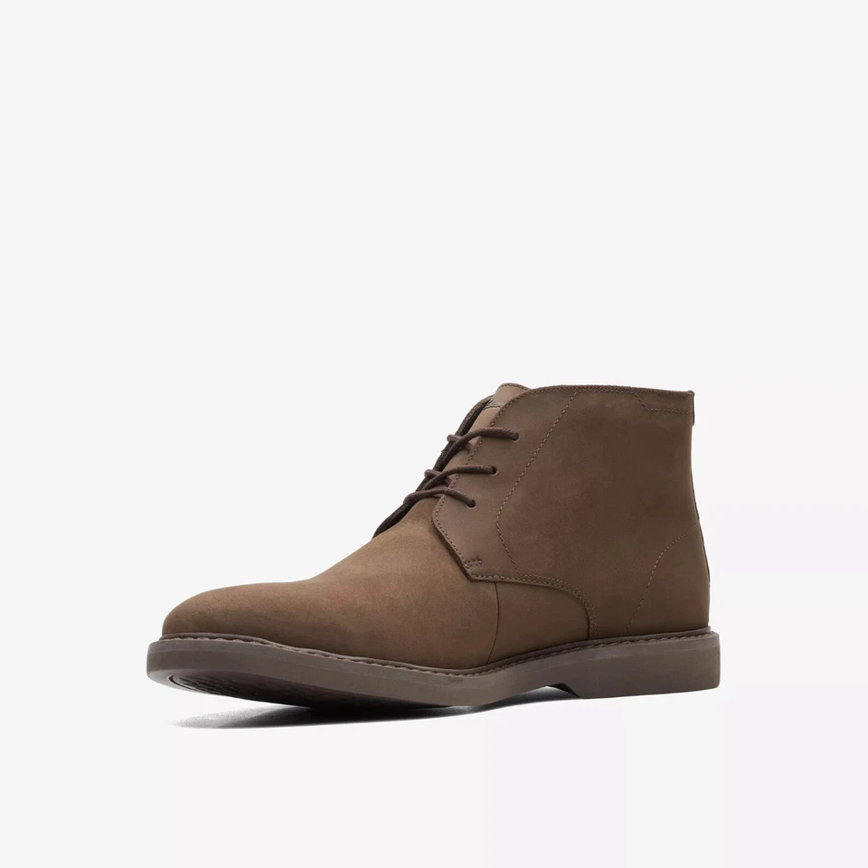 CLARKS - POLACCHINO DA UOMO IN NABUK MARRONE SCURO CON GORETEX-  ATTICUSLTHIGTX - Immagine 4 di 4