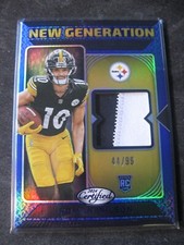 ROMAN WILSON 2024 Certified New Generation Jerseys MIRROR BLUE #23 STEELERS /99