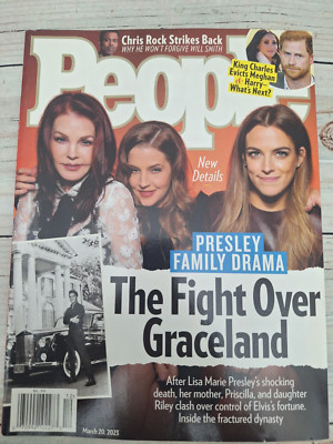 People Magazine March 20, 2023 Presley family drama Chris Rock Strikes Back