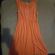 Mix & Co. Coral Sleeveless Sundress Dress Coverup Medium M