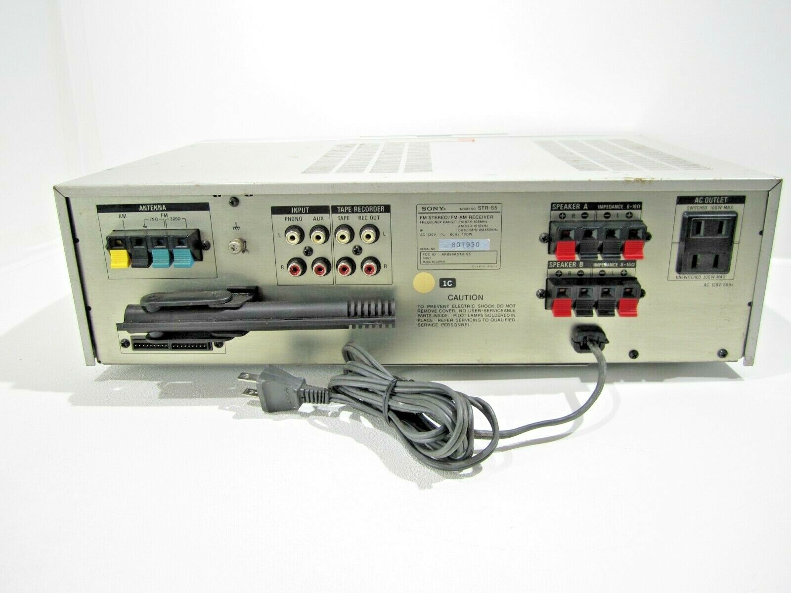 Parts or Repair Sony Legato Linear STRS5 Stereo Receiver TG eBay