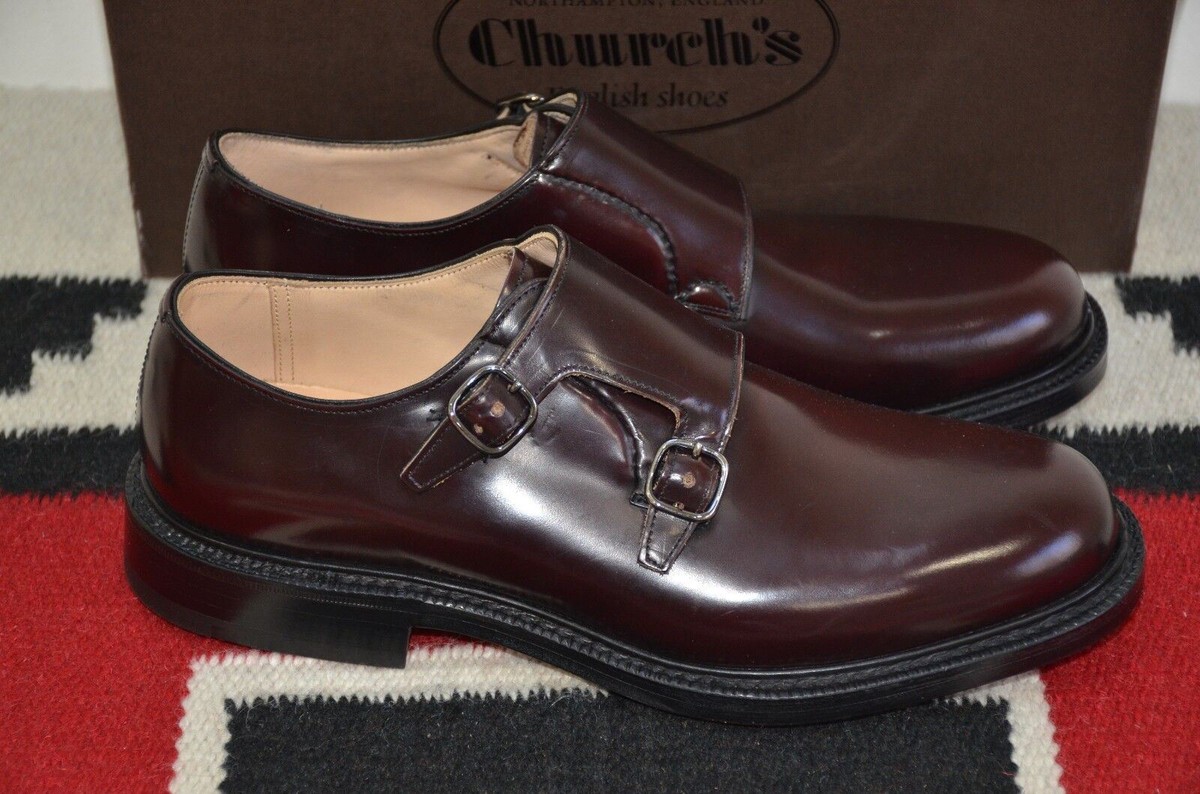 old Church's 4都市 monk strap dress shoes Church's monk-strap Brogue Shoes | Black | FARFETCH