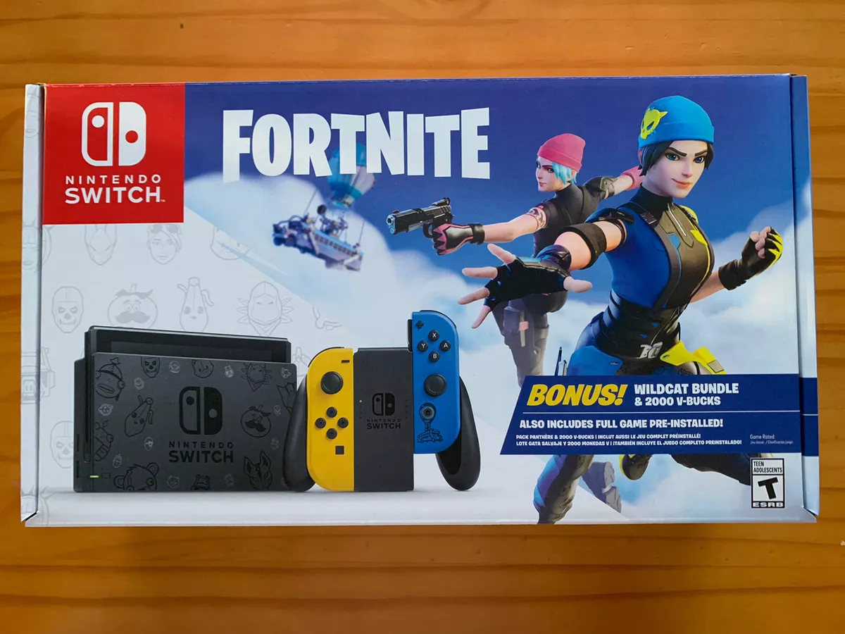 Nintendo Switch Fortnite Special Edition - Fortnite Wild Cat