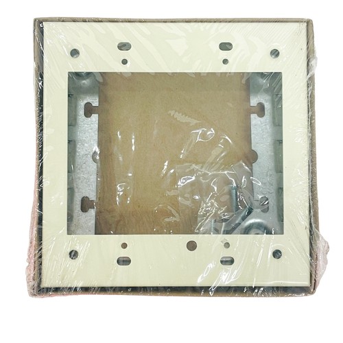 Legrand Wiremold V5751-2 Two-Gang Flush Type Extension Adapter Fitting, Ivory - Picture 10 of 10