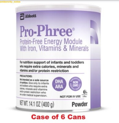 Abbott Pro-Phree Supplemental Formula Powder 14 Oz (Case of 6) Brand New