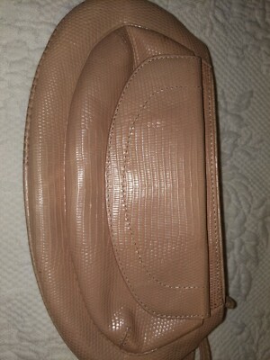 Sac à Main Brahmin Edie - Cuir Reptile Rose - Multi-poches - Neuf Sans étiquette