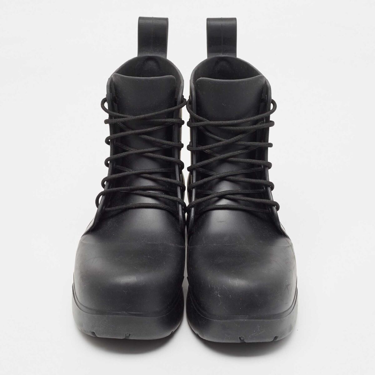 Bottega Veneta Black Rubber Lace Up Puddle Boots Size 41 | eBay Bottega Veneta Black Rubber Lace Up Puddle Boots Size 41 | eBay