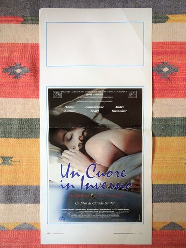 Poster EIN HERZ IM WINTER Sautet AUTEUIL Béart Poster POSTER Herz im Winter
