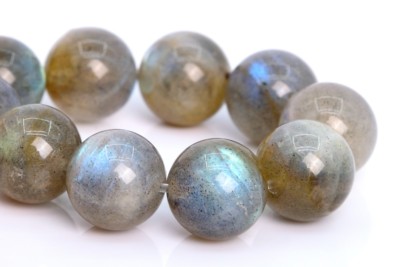 6MM Natural Translucent Gray Labradorite Beads Madagascar A+ Round Beads 6.5''
