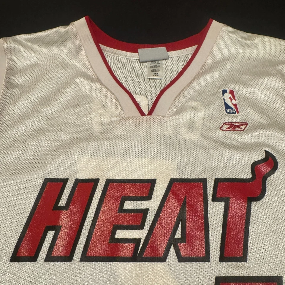 VTG Reebok Mens Miami Heat Lamar Odom #7 NBA Basketball Jersey Adult Large White - Image 4 of 4
