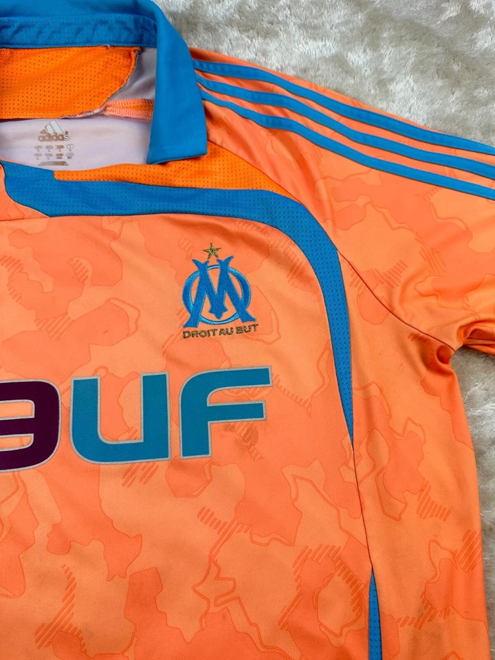 Maillot OM third 2007-2008 – Taille L – rétro vintage authentique - Photo 4/4
