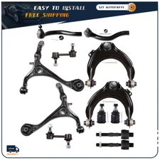 For 2003-2007 Honda Accord Front Control Arms Ball Joints Tie Rods Kit 12X