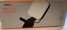 Logitech For Creators Litra Glow Desktop Premium Streaming Light with case