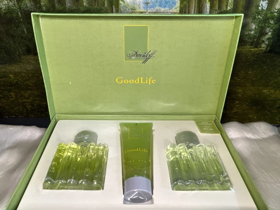 DAVIDOFF GOODLIFE 75 ML EDT SPRAY/75 ML SALPICADURAS PARA DESPUÉS DEL AFEITADO/ 100 ML GEL DE DUCHA Foto 3 de 4