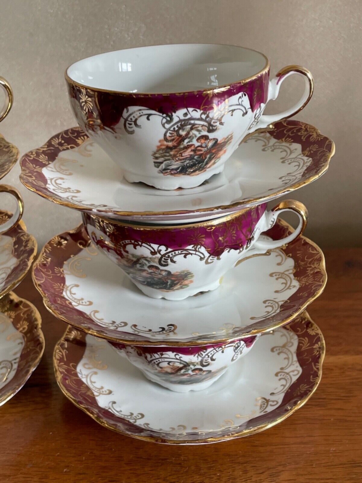 Overseas parallel import regular item Coffee Mesa Mall set porcelain royal Italy adp luxury
