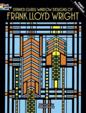Stained Glass Window Designs of Frank Lloyd Wright by Dennis Casey: Used