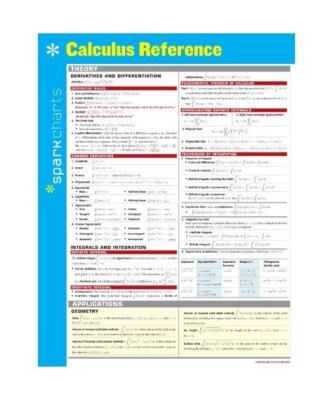 Calculus Reference Sparkcharts, Volume 9, Sparknotes