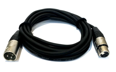 REAN NEUTRIK Microphone Cable Balanced XLR Patch Lead Male to Female PRO TRS