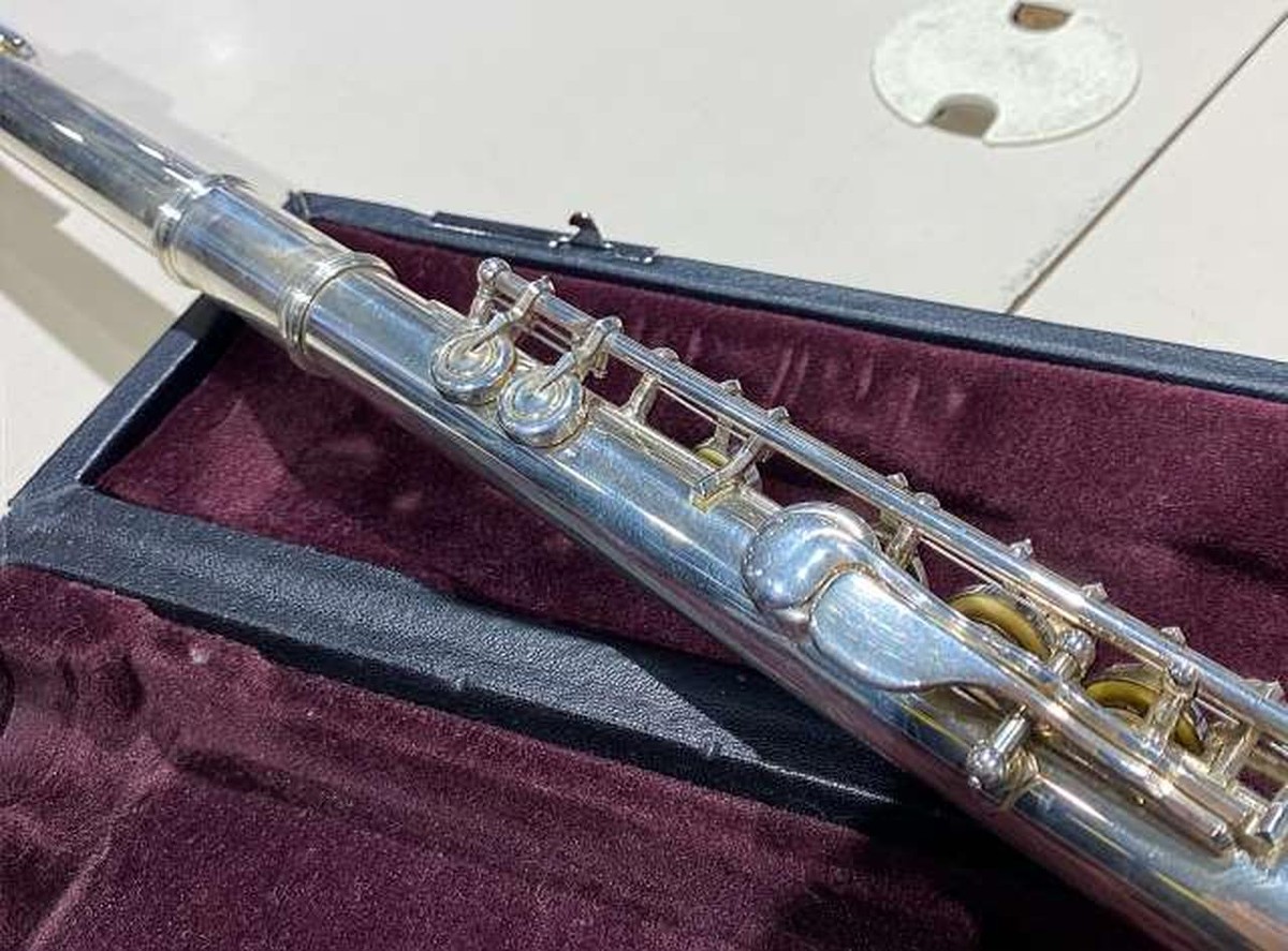 YAMAHA YFL-412 flute standard silver Very Good condition | eBay