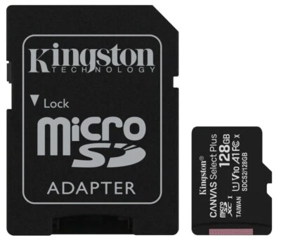 Tarjeta Micro SD Kingston 32 GB 64 GB 128 GB Clase 10 SDHC SDXC Memoria y Adaptador de Teléfono