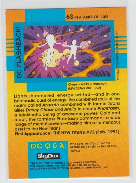 1993 DC Cosmic Super Hero Teams Trading Card Series 2 Skybox 1993 DC Cosmic Super Hero Teams Trading Card Series 2 Skybox