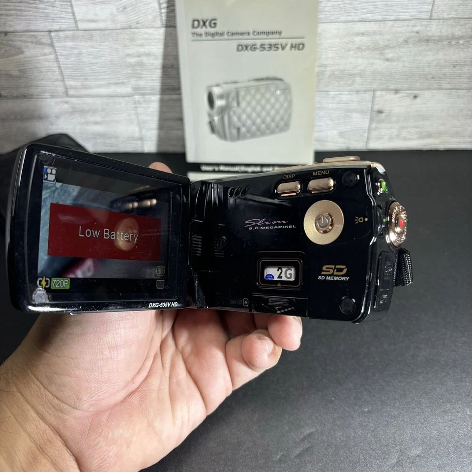 DXG - Videocámara Digital Riviera - LCD 3" - CMOS - Negra Modelo:DXG-535V Probada Foto 3 de 4