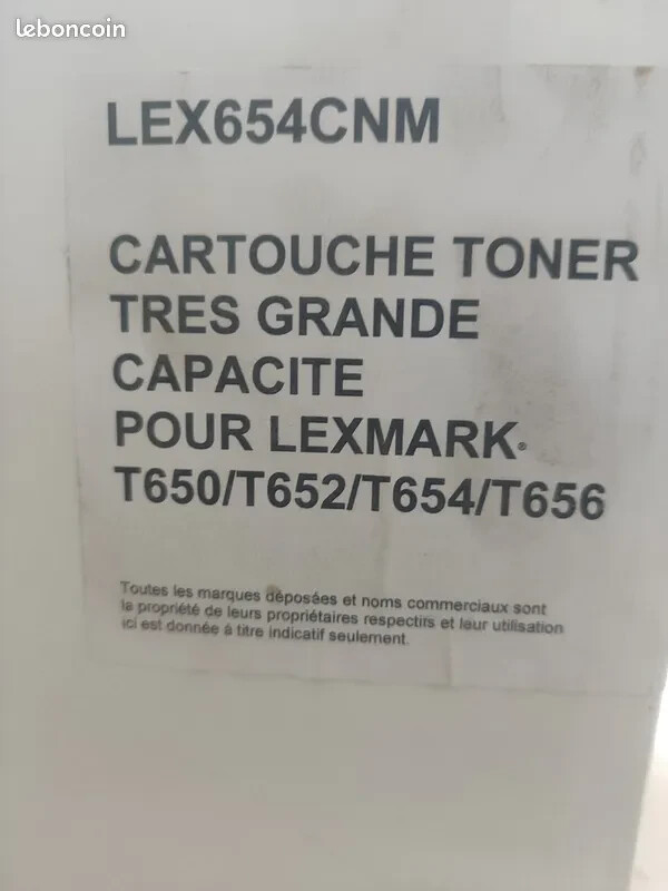 Toner Lexmark T650 compatible anti bourrage pour impression fluide - 2