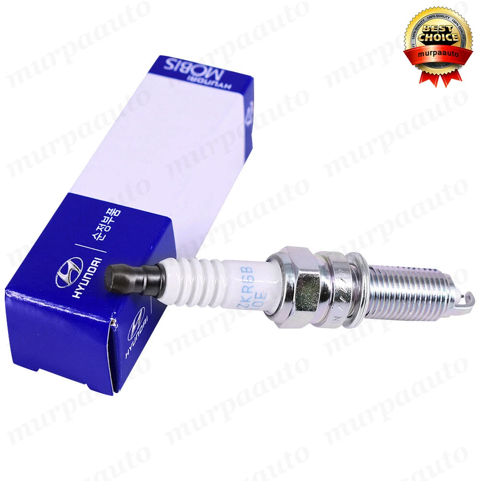 4 шт свечей зажигания Iridium 18846-10060 SILZKR6B10E для Hyundai ACCENT KIA RIO SOUL - Изображение 4 из 4