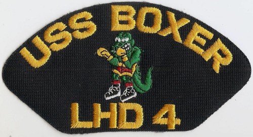 USN US Navy Personalizzato Ricamato Iron-On Cappello Patch USS America, - Foto 4 di 10