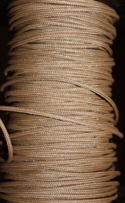 3', 6', 9', 12', 15' - TAN - D Loop BCY # 24 Rope Material ARCHERY BOW STRING