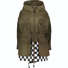 Dsquared2 Drawstring Waist Oversized Cargo Parka - It 36/uk 4 - £2000