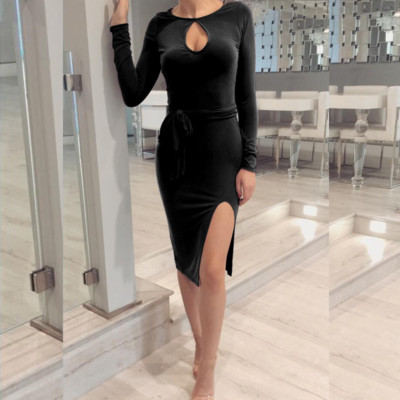 black sexy midi dress Elsa Strapless Drape Midi Dress • American Threads Boutique Dresses Black / L main image 0