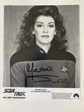 MARINA SIRTIS In Person Signed Autograph 20x25cm Star Trek