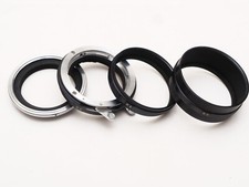 Exc. Vintage Nikon Model K Extension Tube Ring Set w/K1 K2 K3 K4 K5