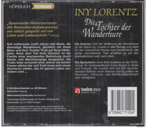 Iny Lorentz - Die Tochter der Wanderhure (Hörbuch gelesen von Anne Moll; 6 CD's) - Bild 2 von 2