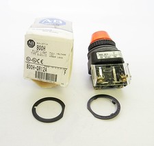 Allen-Bradley 800H-QR12A  Ser F Pilot Light 12v Amber Lens Type 4, 4X,13