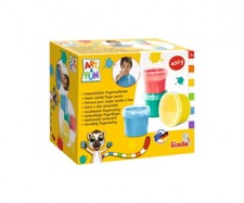 Simba Spielzeug Malen ART & FUN Fingermalfarbe 4x 100g 106334639