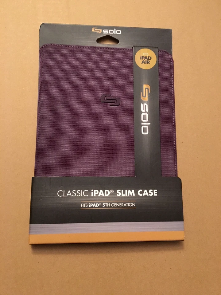 G SOLO CLASSIC SLIM CASE FOR IPAD AIR AND IPAD 5TH GENERATION PURPLE COLOR - Image 3 of 4