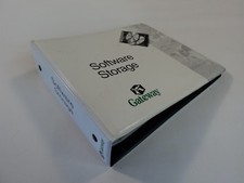 Gateway 1 1/2 in Software CD 2 Ring Binder White 12 Slots 9900378