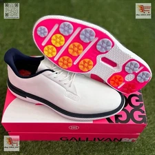 G/Fore G4 Gallivan2r TPU Golf Shoe Sneaker ⛳️ US 13 ⛳️ White Blue Solid