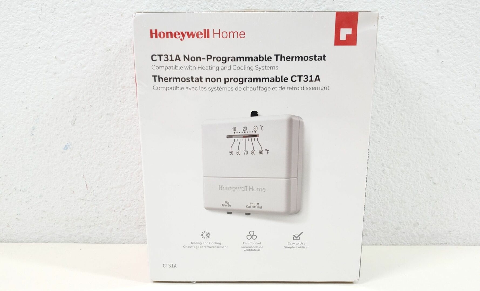 Honeywell CT31A Non-Programmable Heat/Cool Thermostat White | eBay