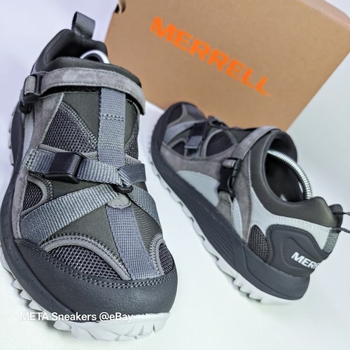 Merrell US 10 Men's Charcoal Grey Slip On Hiker Water -Shoreline Lux J004803 New