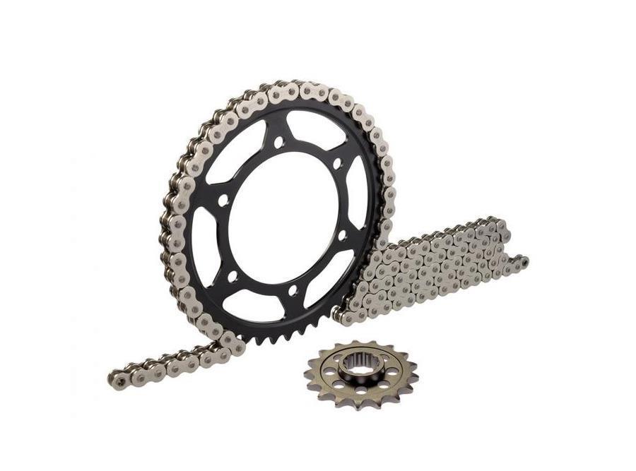 Kit chaine moto Aprilia RS 125 transmission par chaine super renforcee 16 40