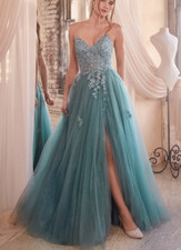 Green Prom Dress Ladivine by Cinderella Divine Dress