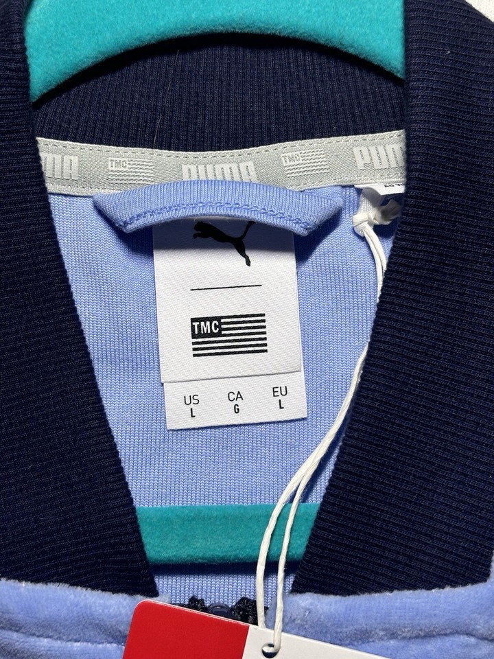 Puma x TMC Nipsey hussle full zip velour track jacket NWT size L mens