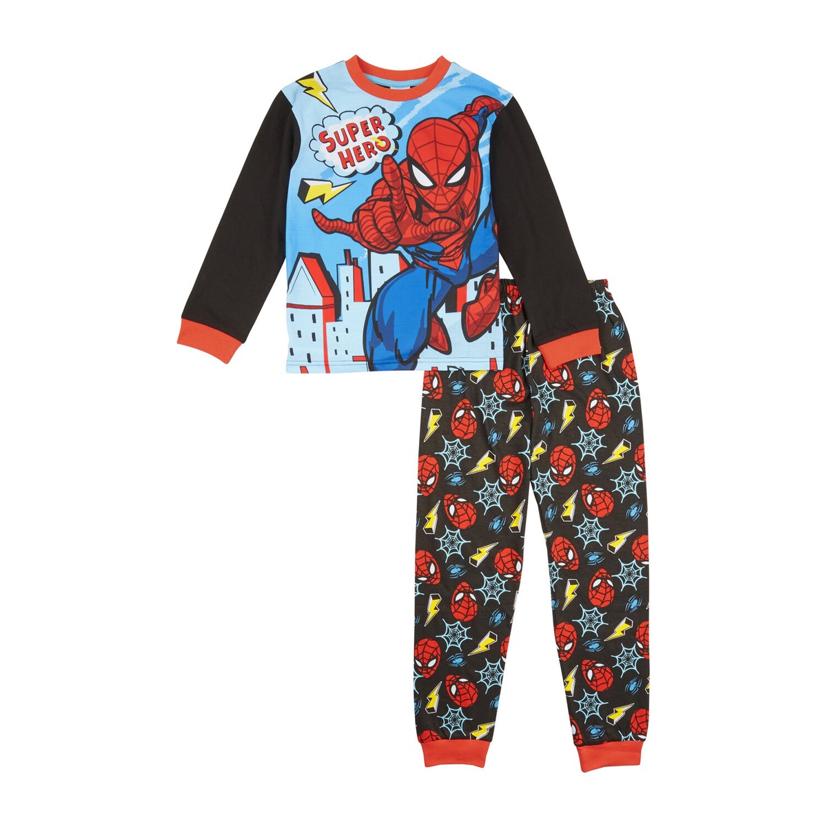 Cotton Pajamas Boys Pjs Walmart Carters Boys 4-14 4-Piece - Main Image